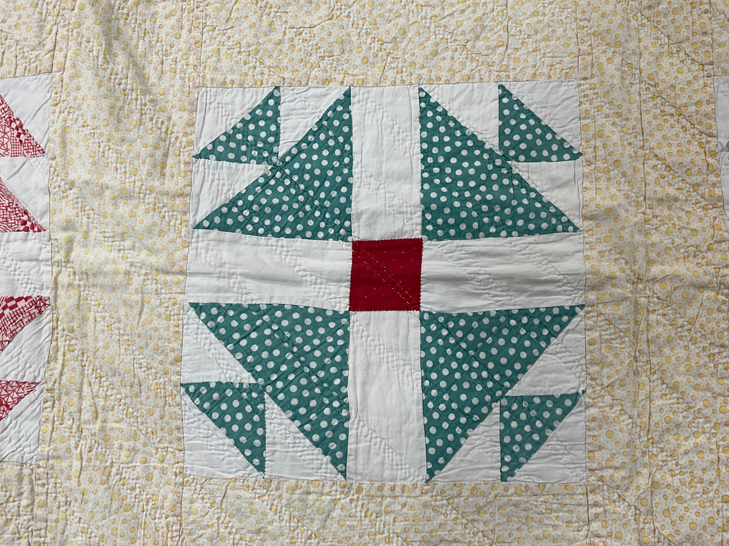 Antique Modified Shoefly Quilt