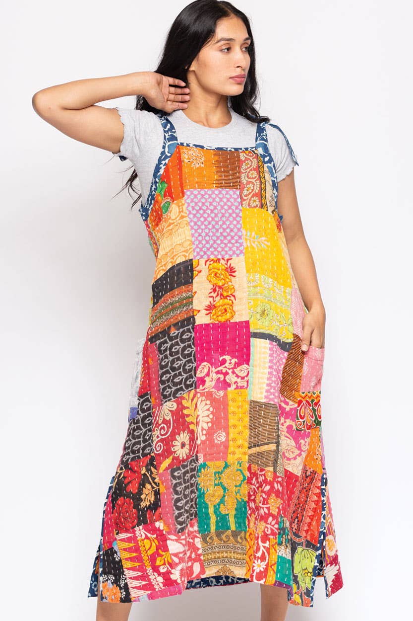 Reversible Kantha Cotton Sundress