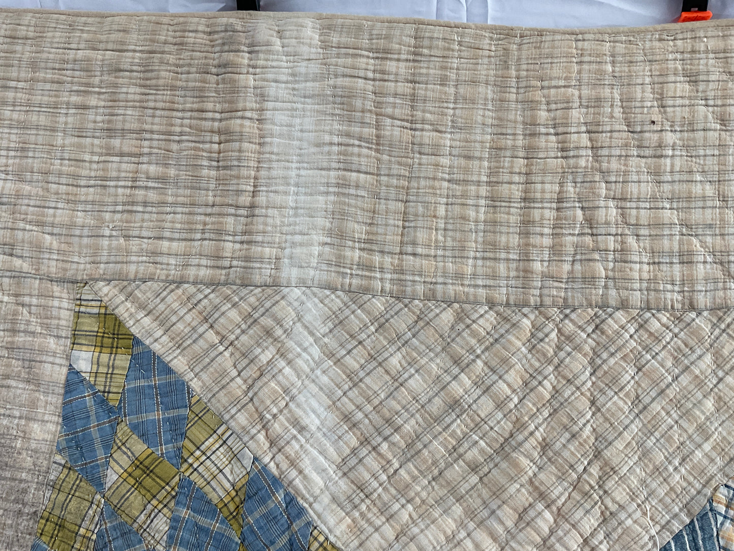 Plaid Lemoyne Star Baptist star quilting