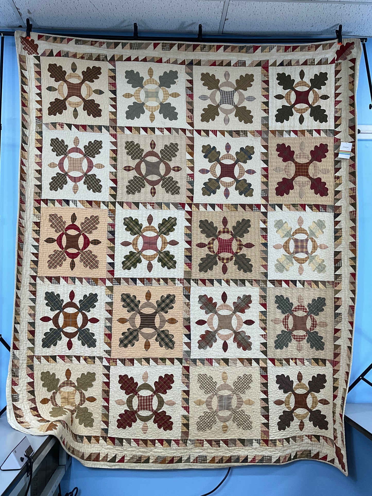 New Appliqué Quilt by Local Quilter