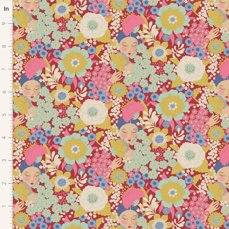 Wallflower- Burgundy