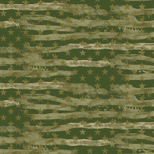 Sage Camo Flag A/O Cotton