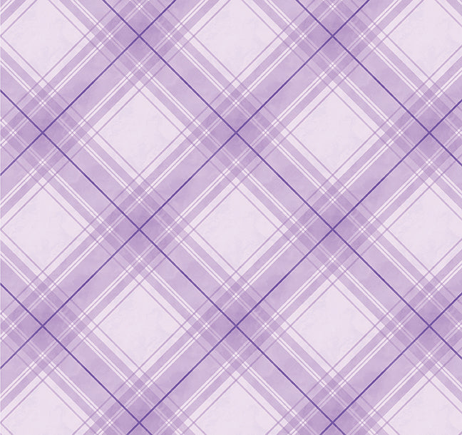 Veronica's Garden Plaid Lilac