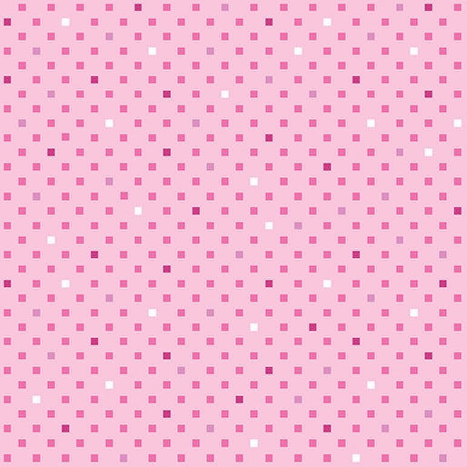 Dazzling Squares (Light Rose)