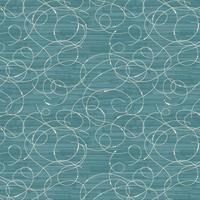 Modern Vintage:Treasure- Etched Glass Dark Teal