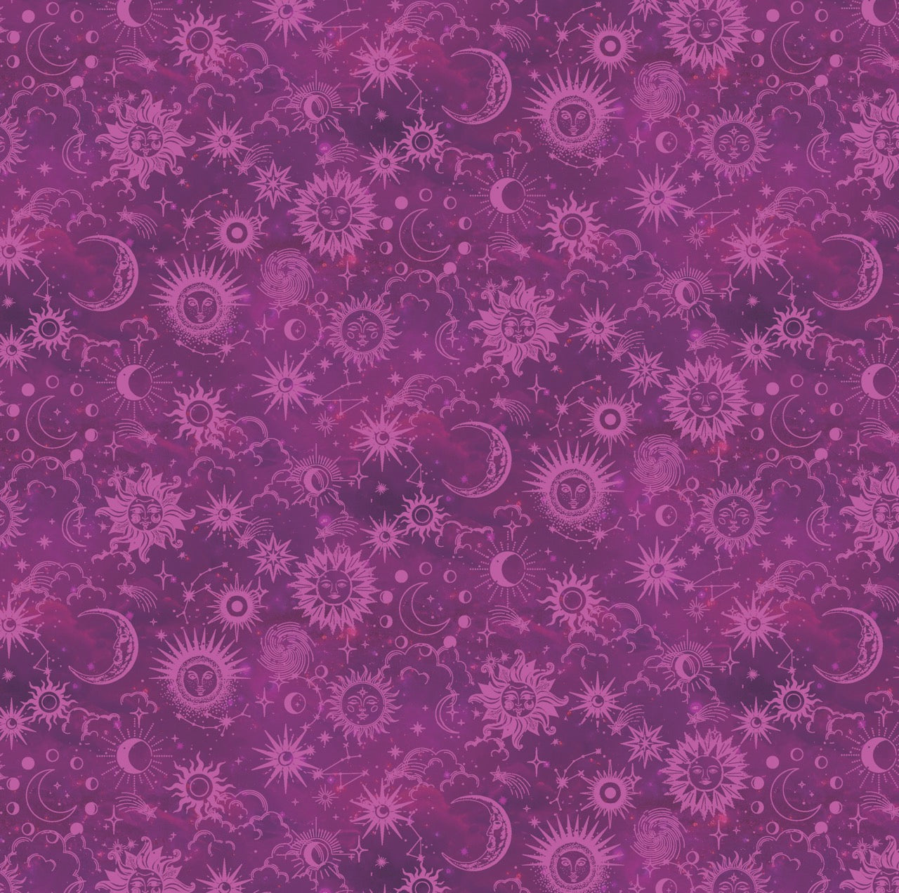 Sun and Moon Tonal Fuchsia