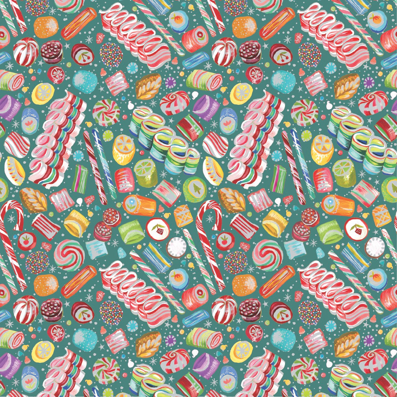 Magical Sweets Teal/Multi