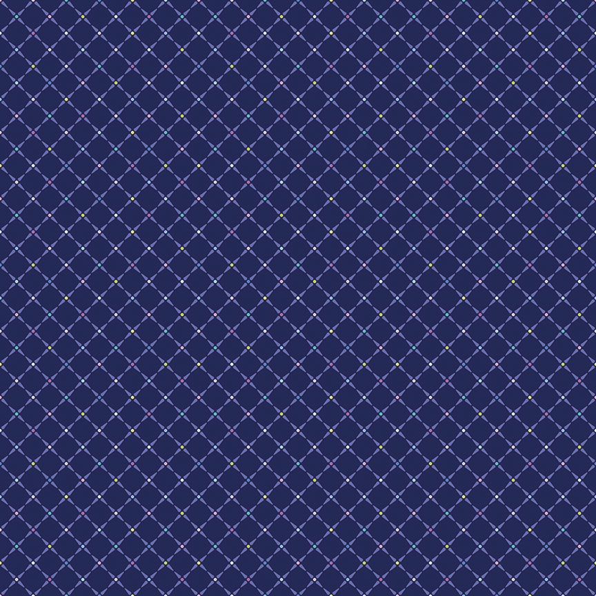 Crosshatch Indigo