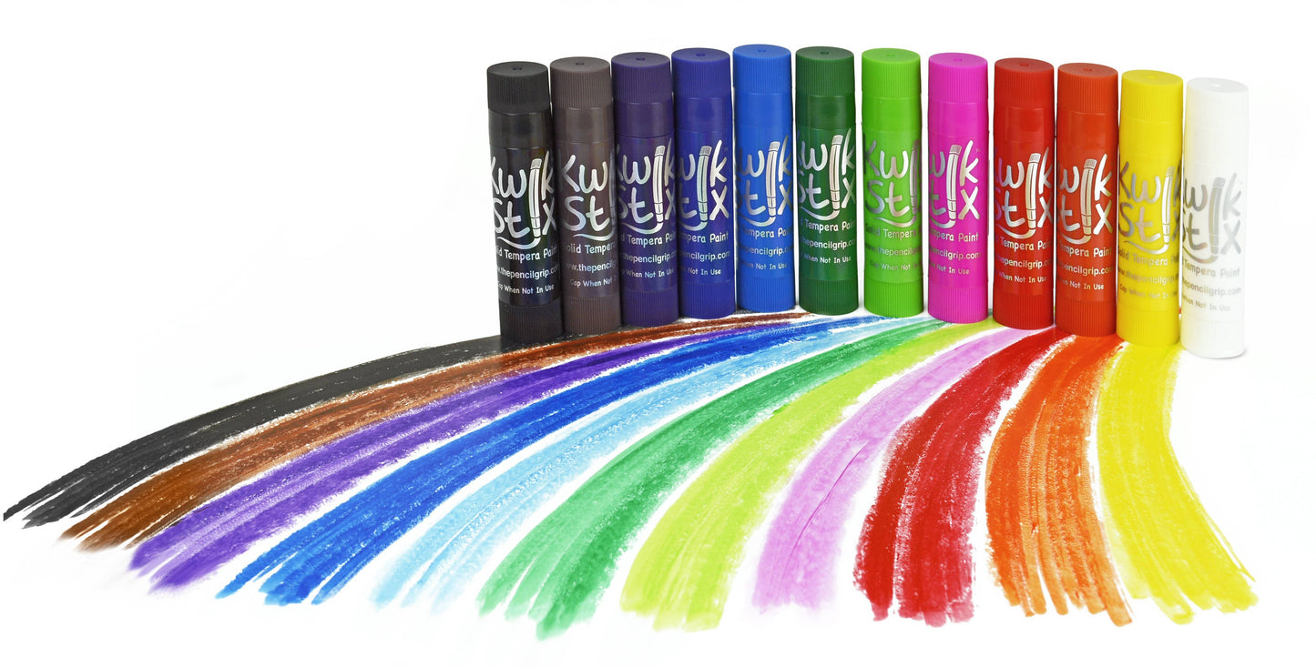 KwikStix Tempera Paint - 12 Classic Colors TPG-602