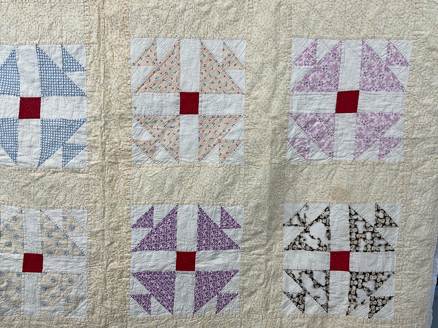 Antique Modified Shoefly Quilt