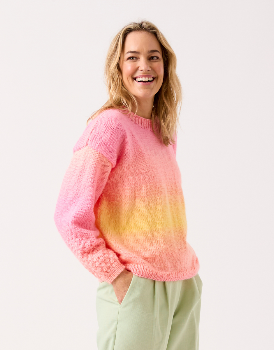 Jewelspun - Sleeve Appeal Sweater Pattern