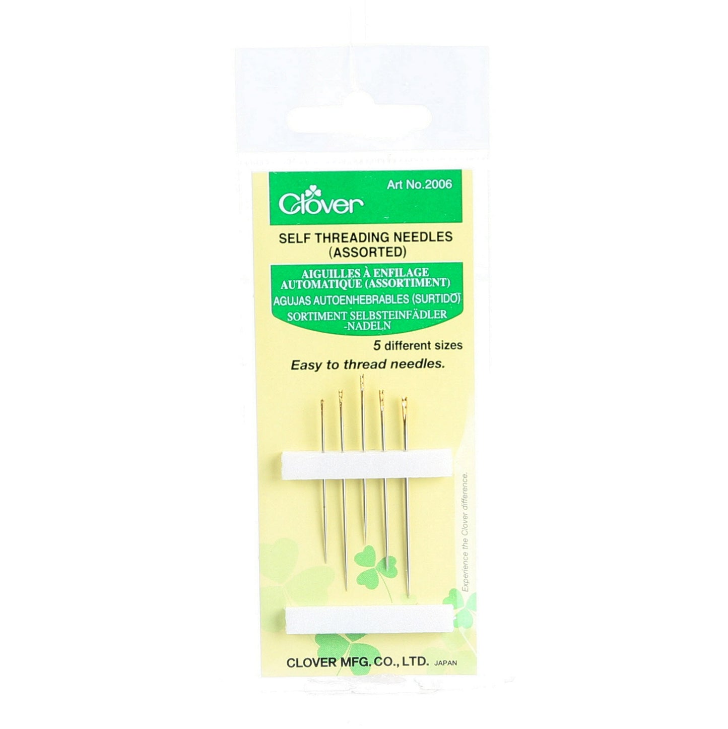 Clover Self Threading Needles (Assorted)