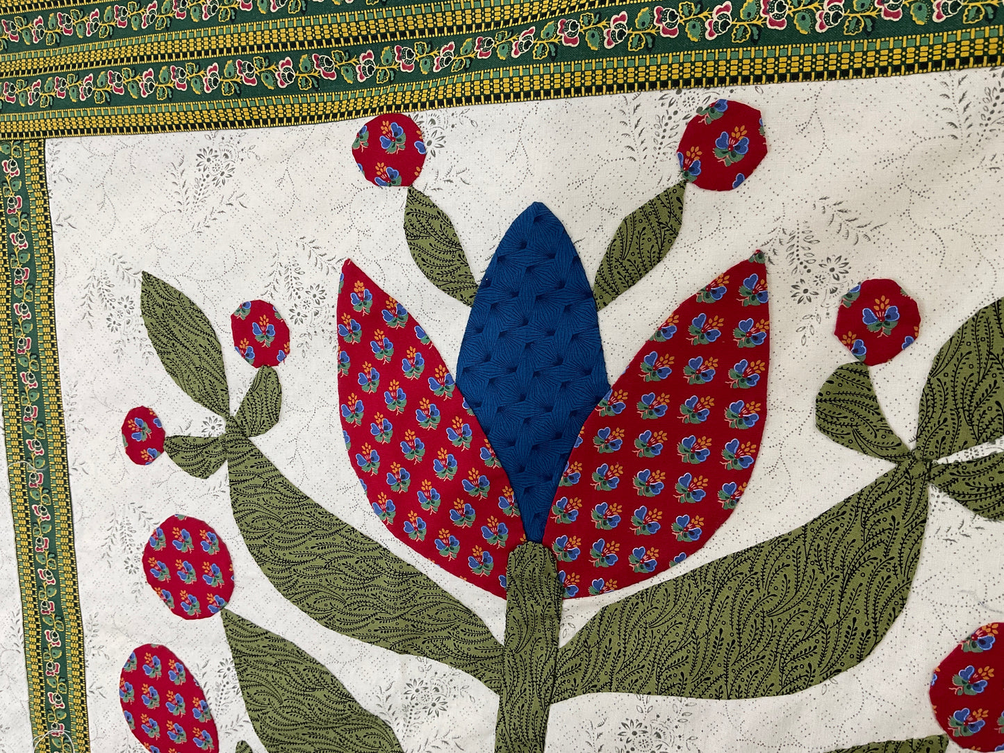 Modern Applique Quilt Top