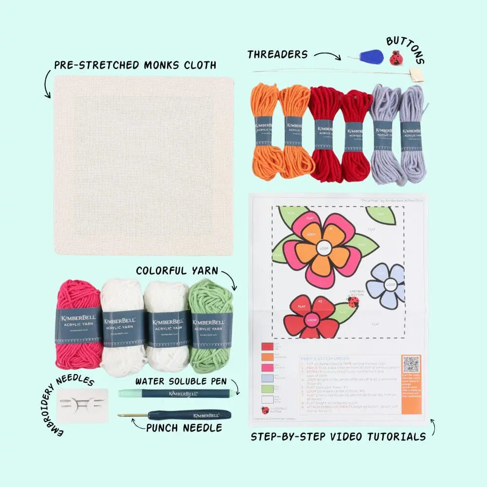 Kimberbell Punch Needle Embroidery Kits