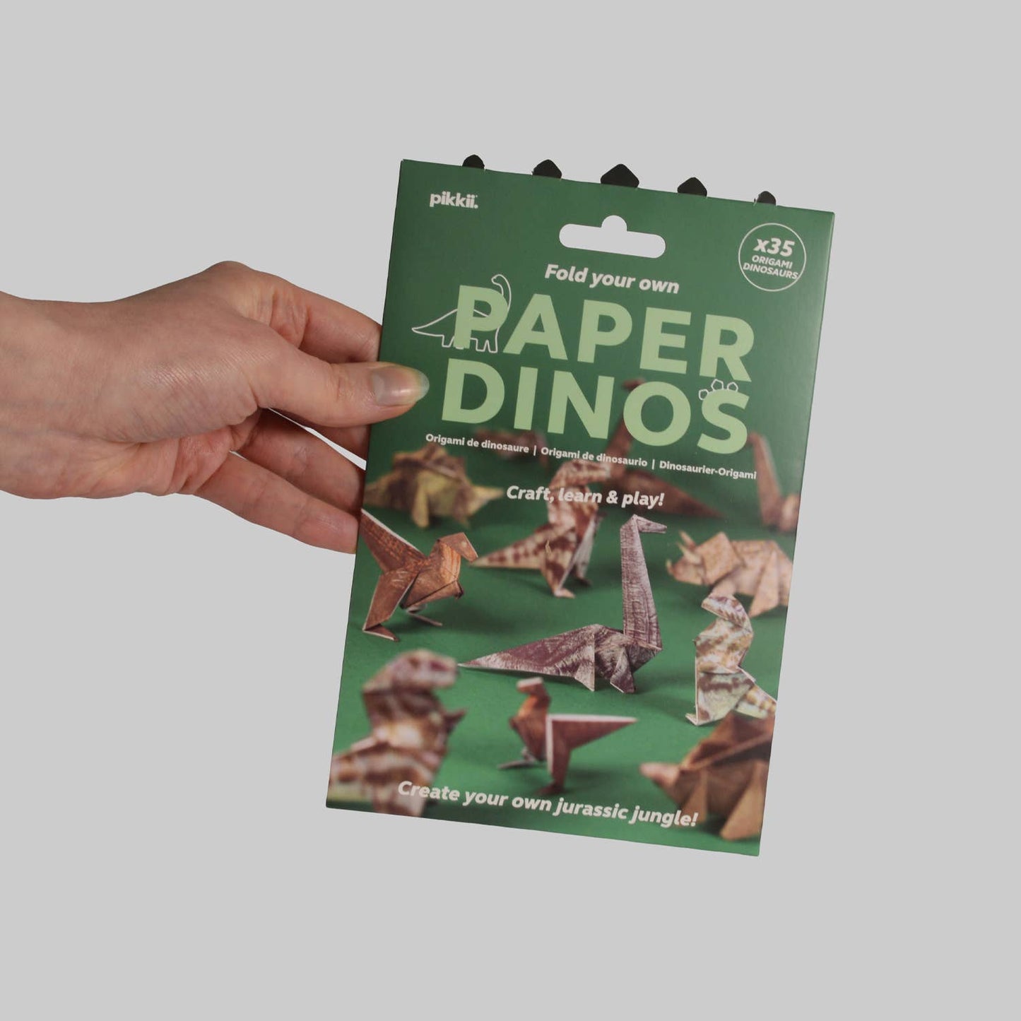Paper Dinos | Perfect For Dino Enthusiasts | Cute DIY Kit