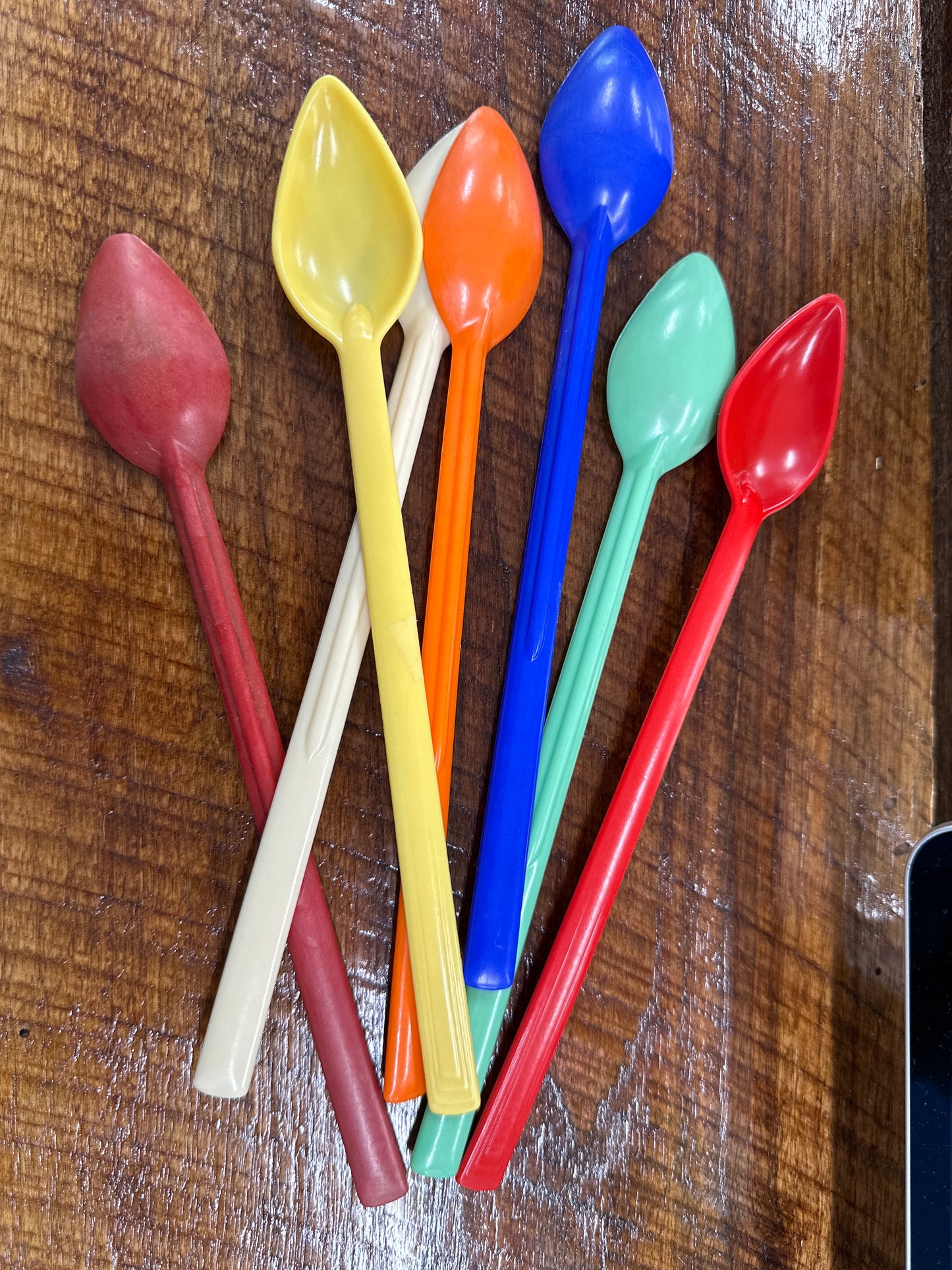 Vintage ice cream spoons - set of 7
