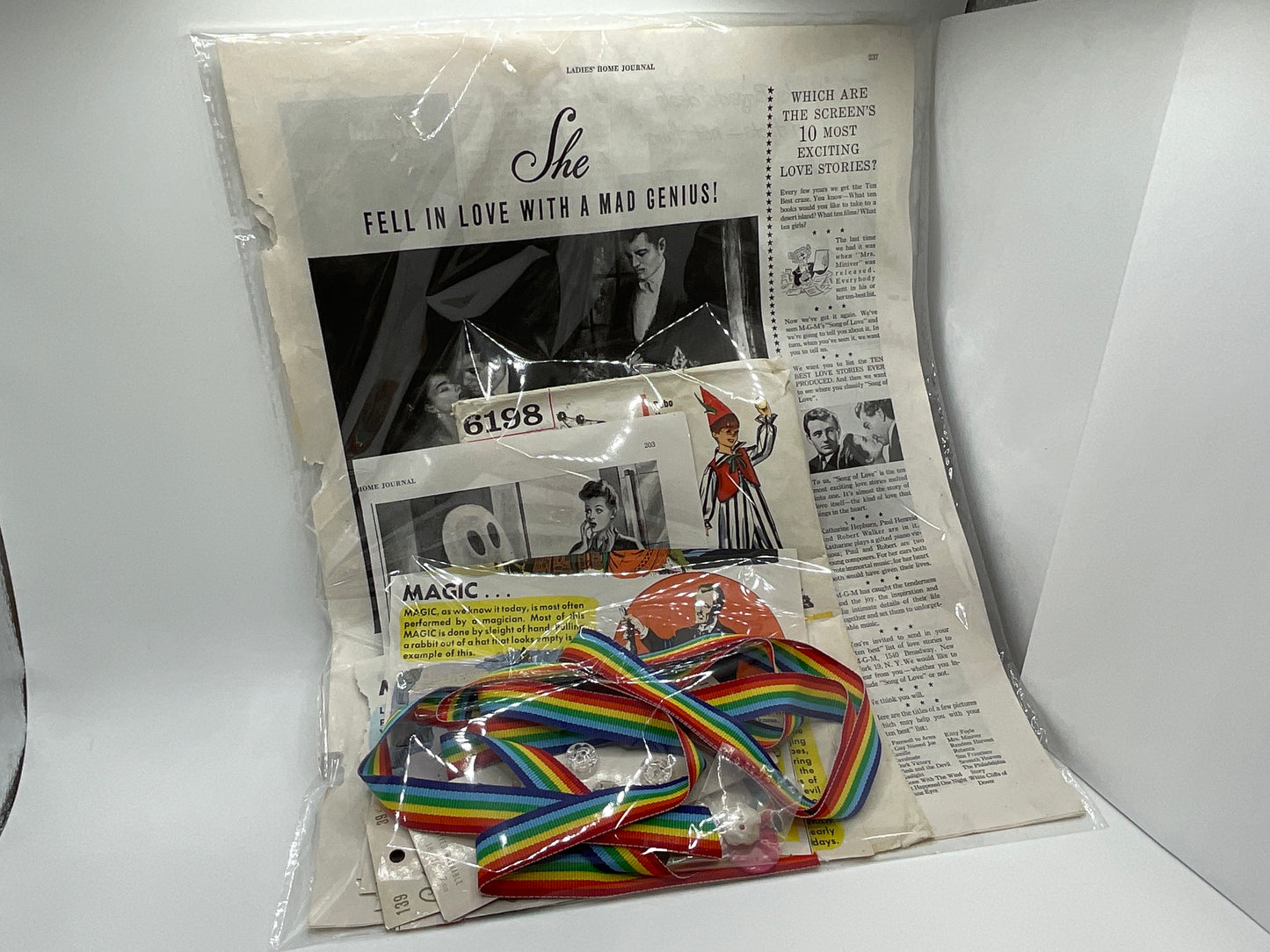 Cottonwood Curated Ephemera / Collage Art / Assemblage Kits (Mystery Pack)