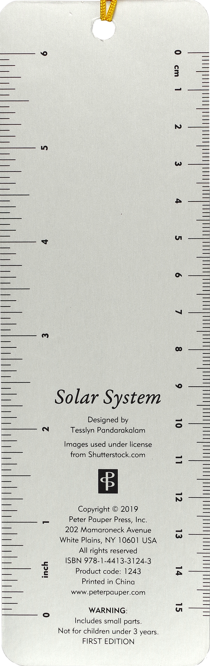 Solar System Youth Bookmark