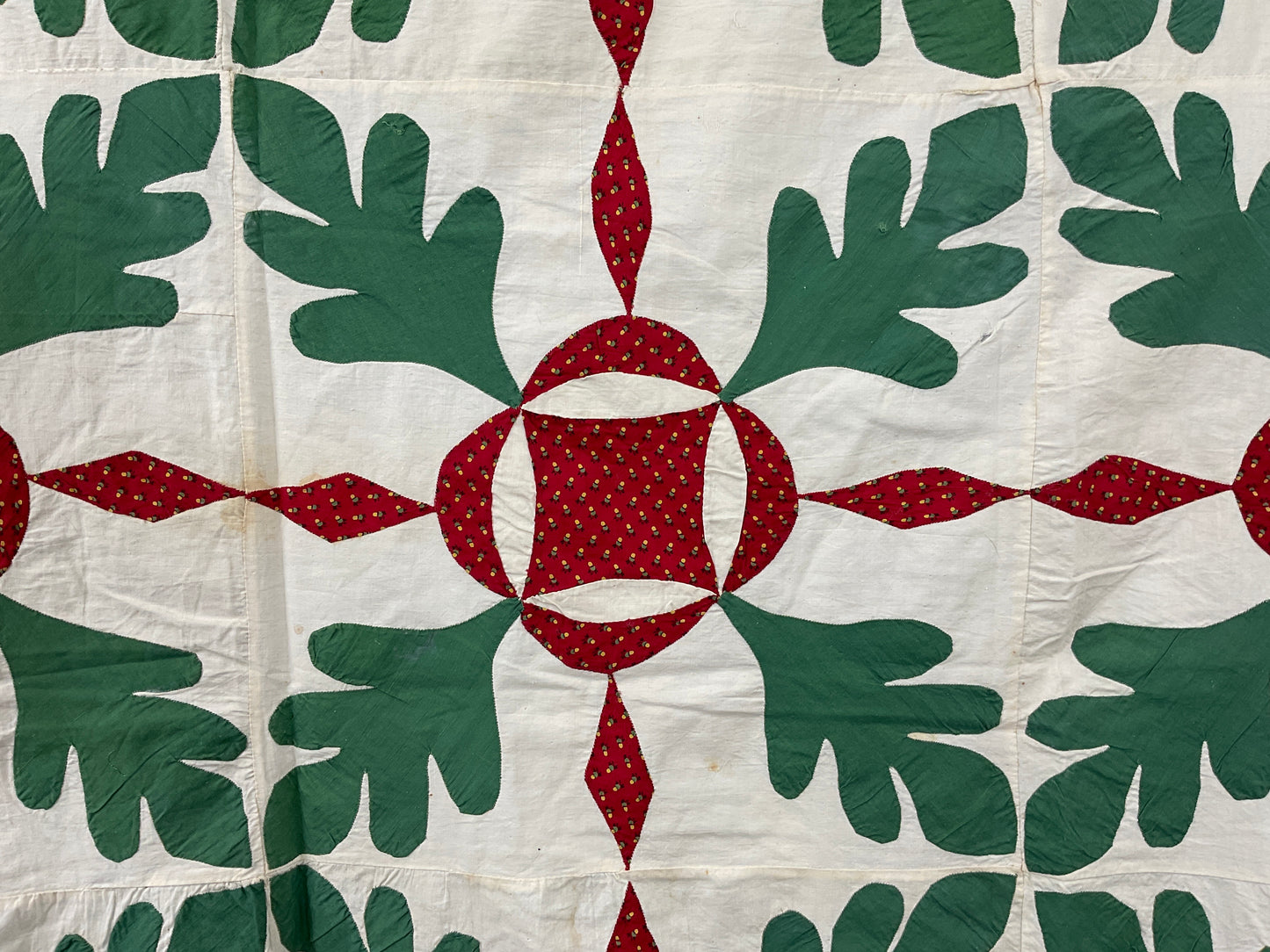 Antique Oak Leaf Quilt Top
