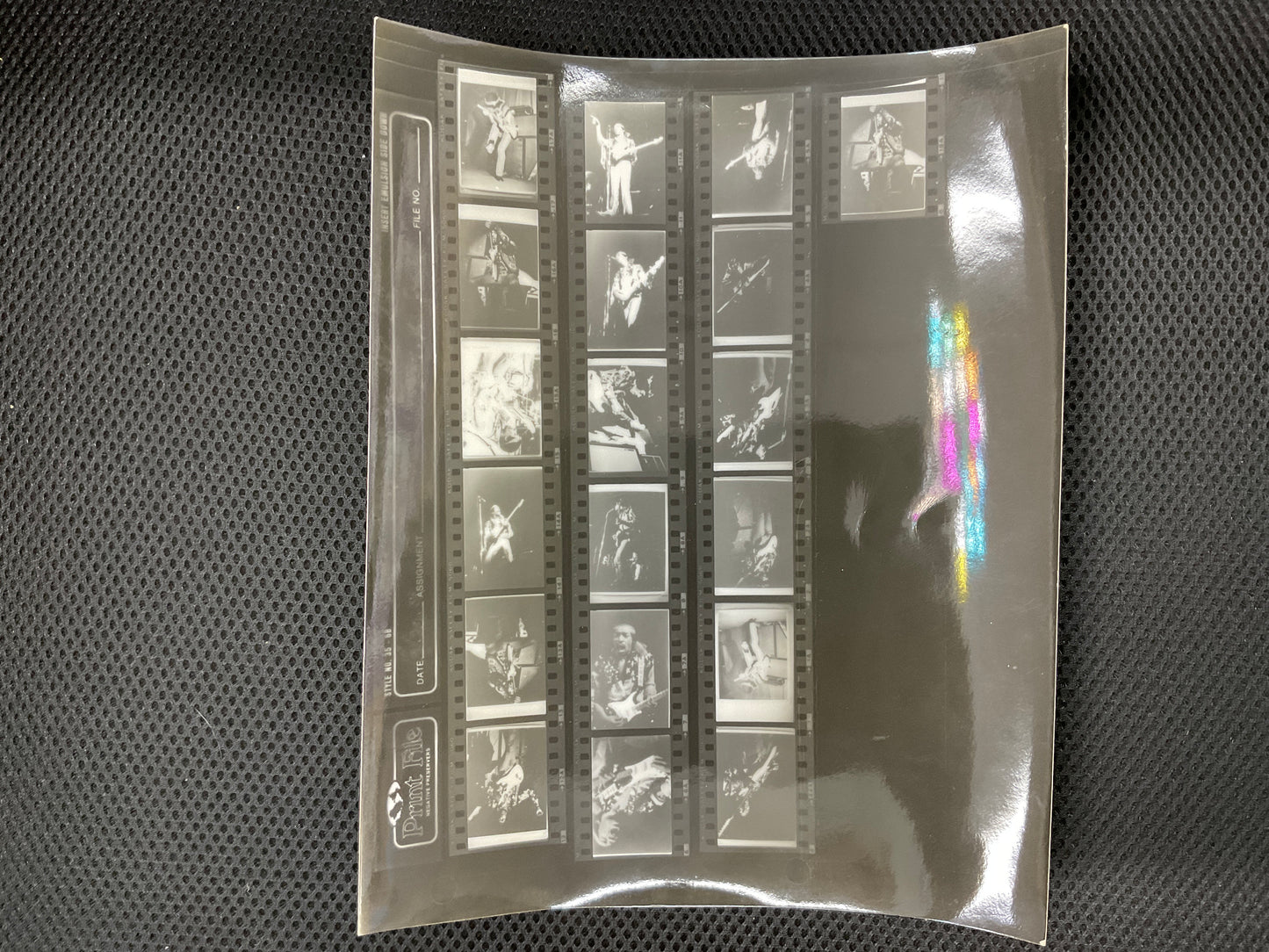 Vintage Hendrix contact sheet set of 2