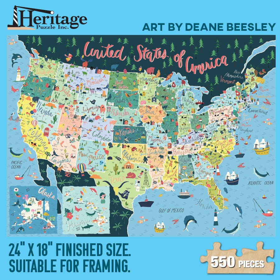 United States Map Puzzle