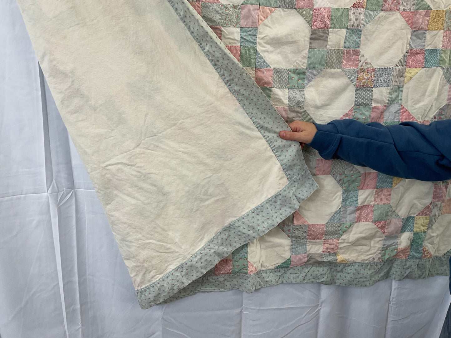 Snowball/ nine patch quilt from 1980