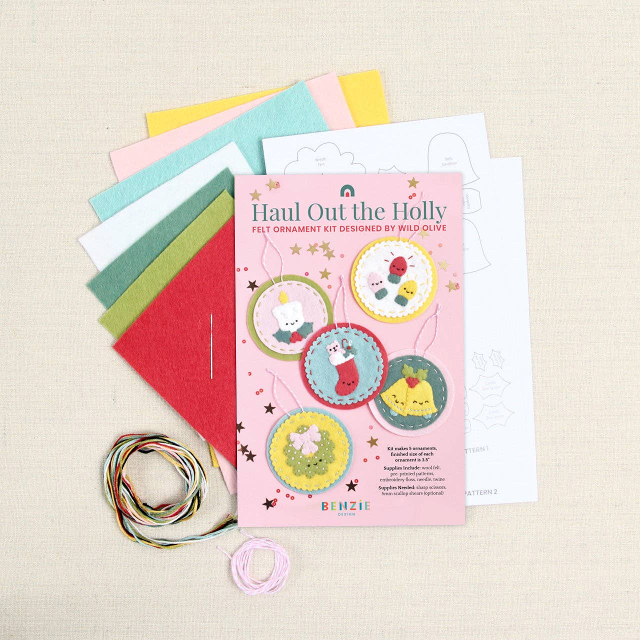 Haul out the Holly Ornament Kit
