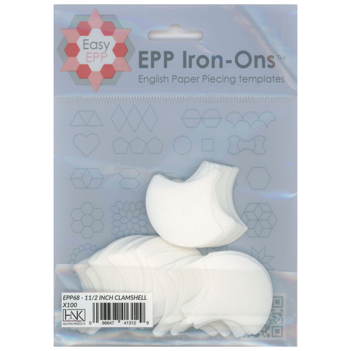 EPP Iron Ons-1.5” Clamshell