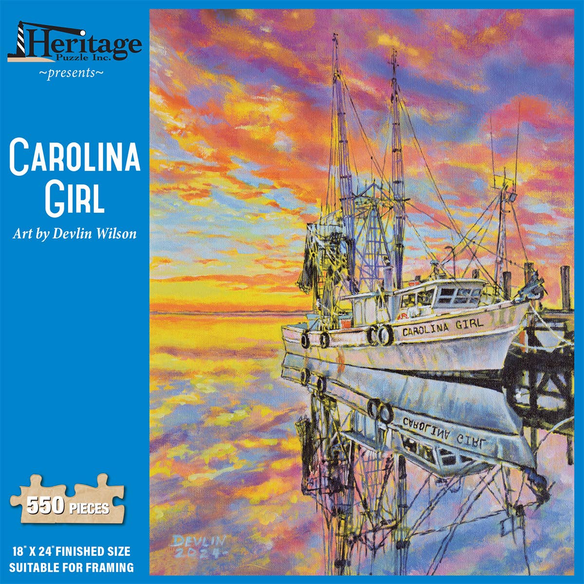 Carolina Girl 550 piece puzzle