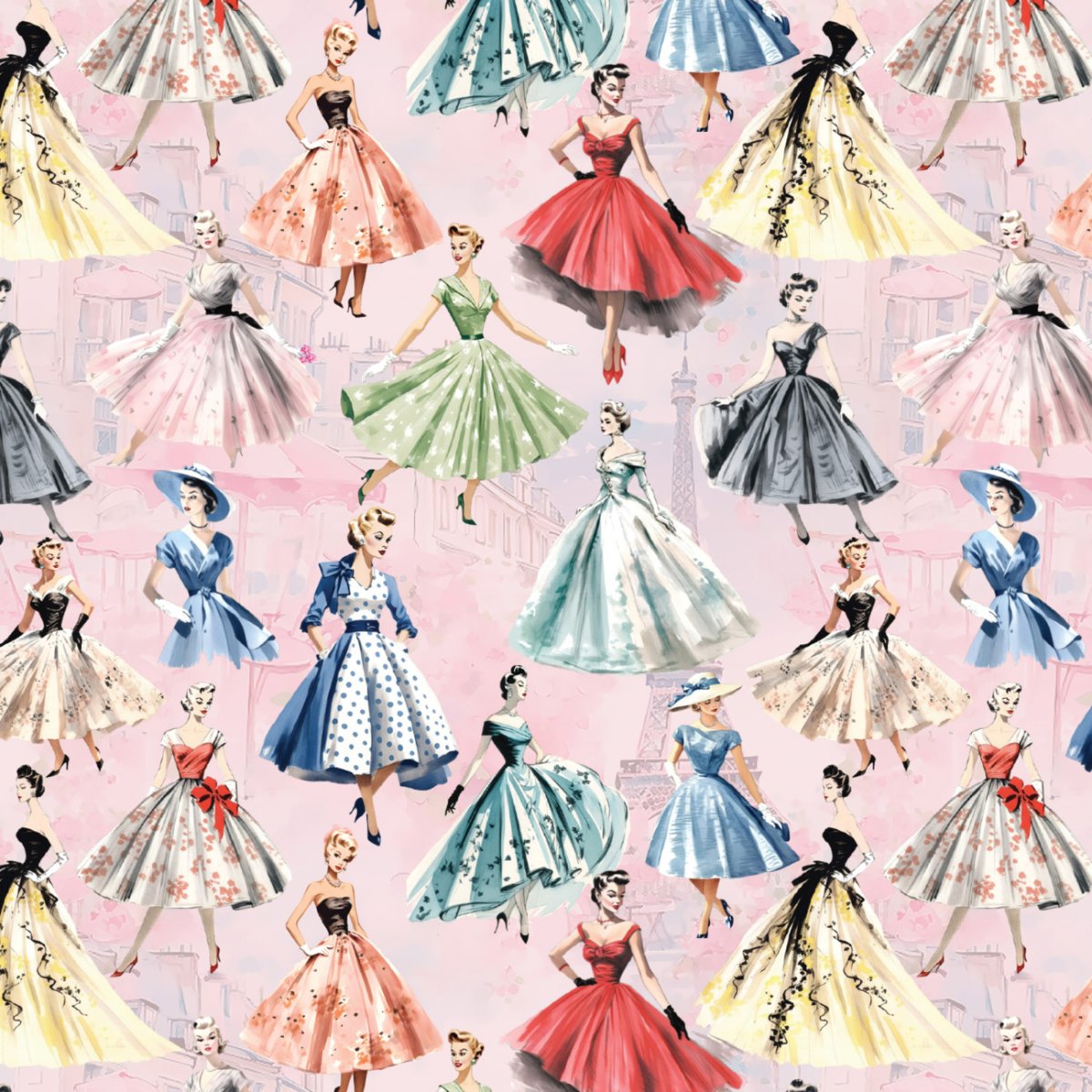 Enchanted Creations - Pink - En Vogue by Camelot Fabrics