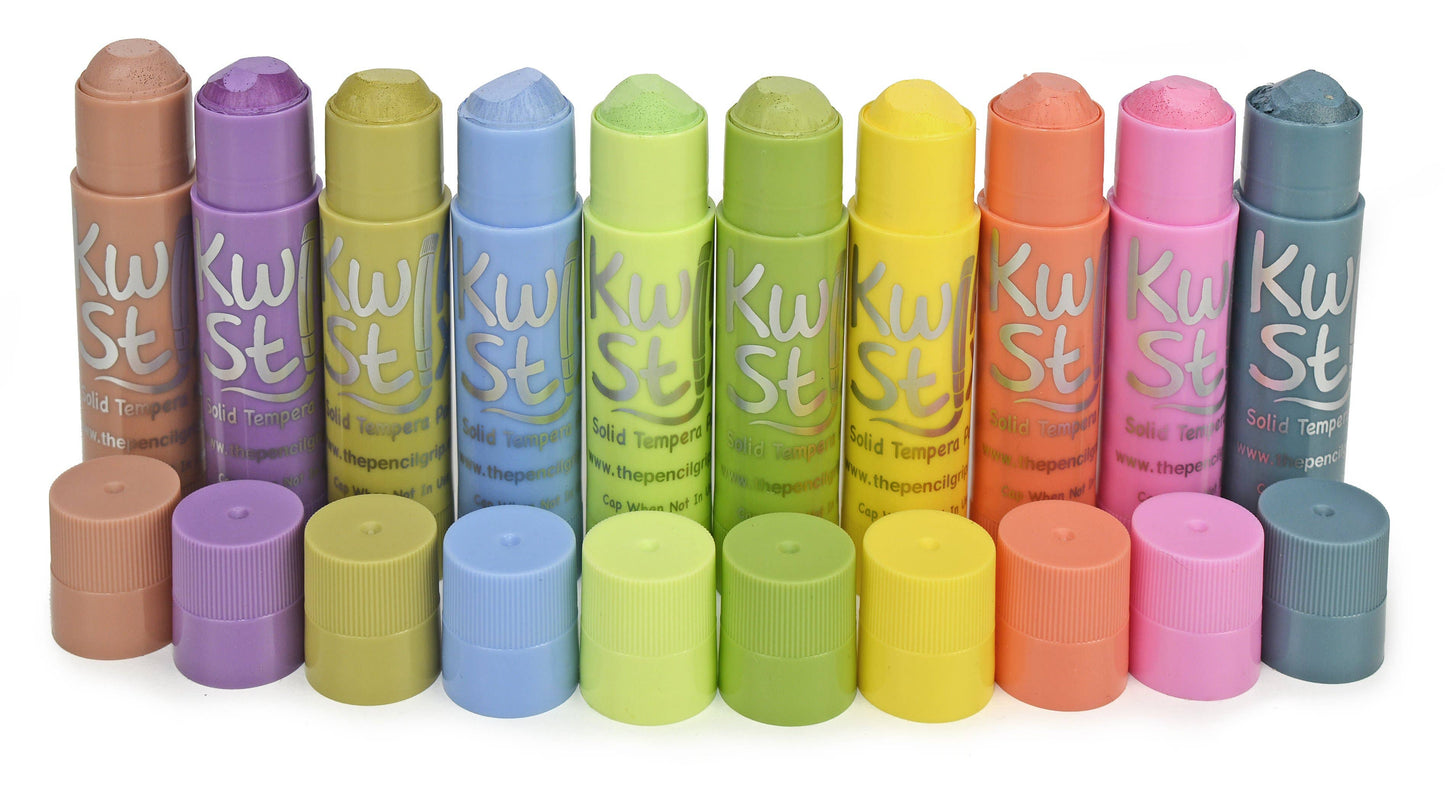 KwikStix Tempera Paint- Pastel 10 Colors TPG-680