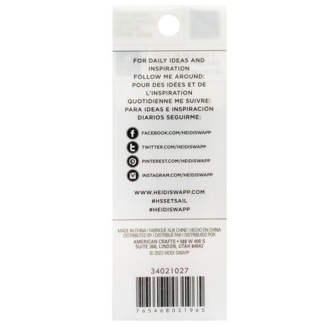 - Heidi Swapp Set Sail Washi Tape Rolls - Set Sail Washi (8 Rolls)