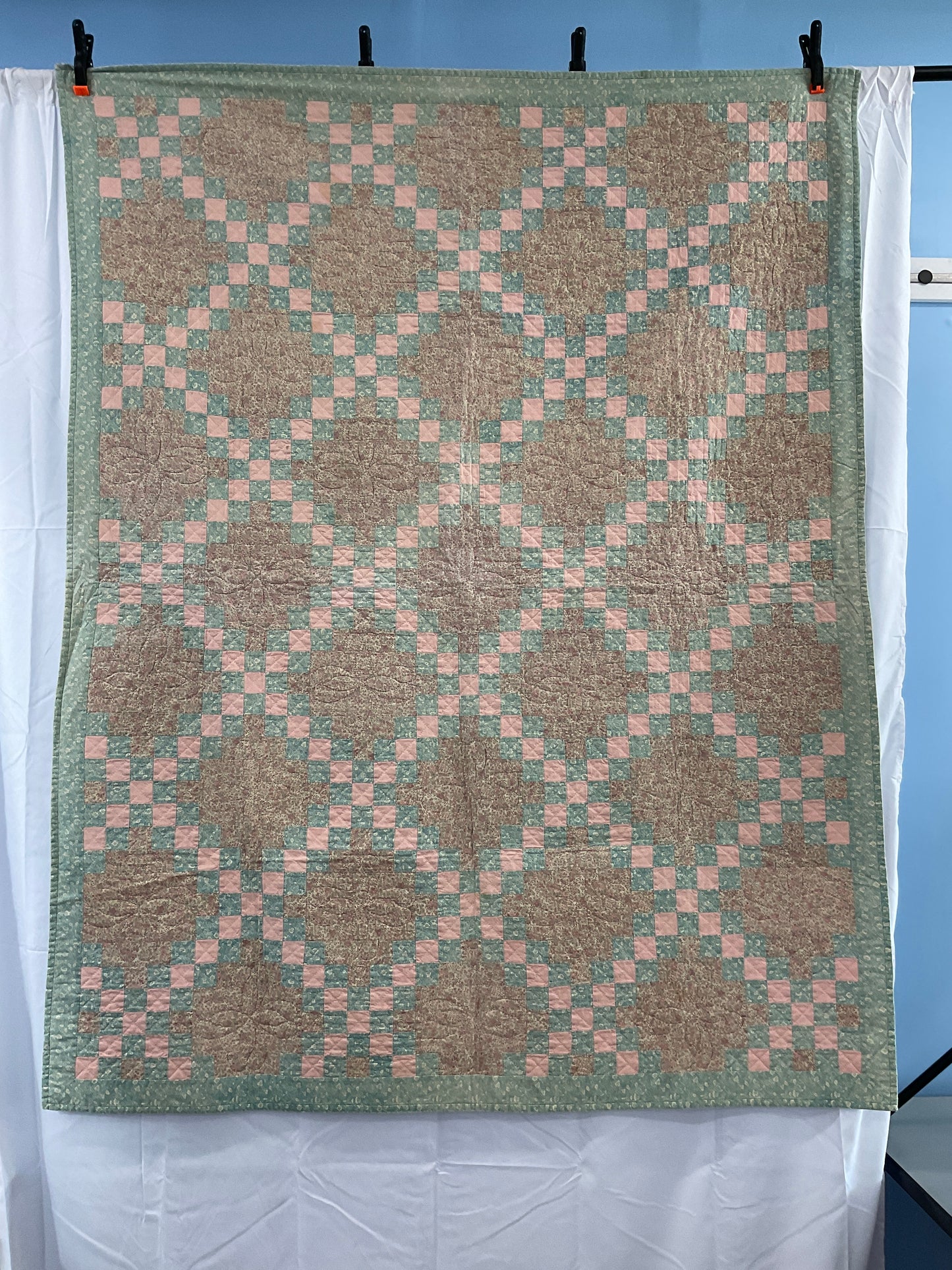 1980s nine patch Irish chain