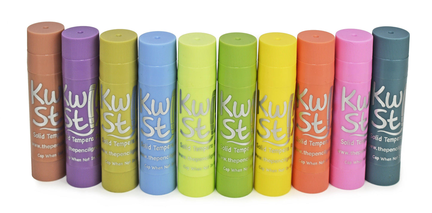 KwikStix Tempera Paint- Pastel 10 Colors TPG-680
