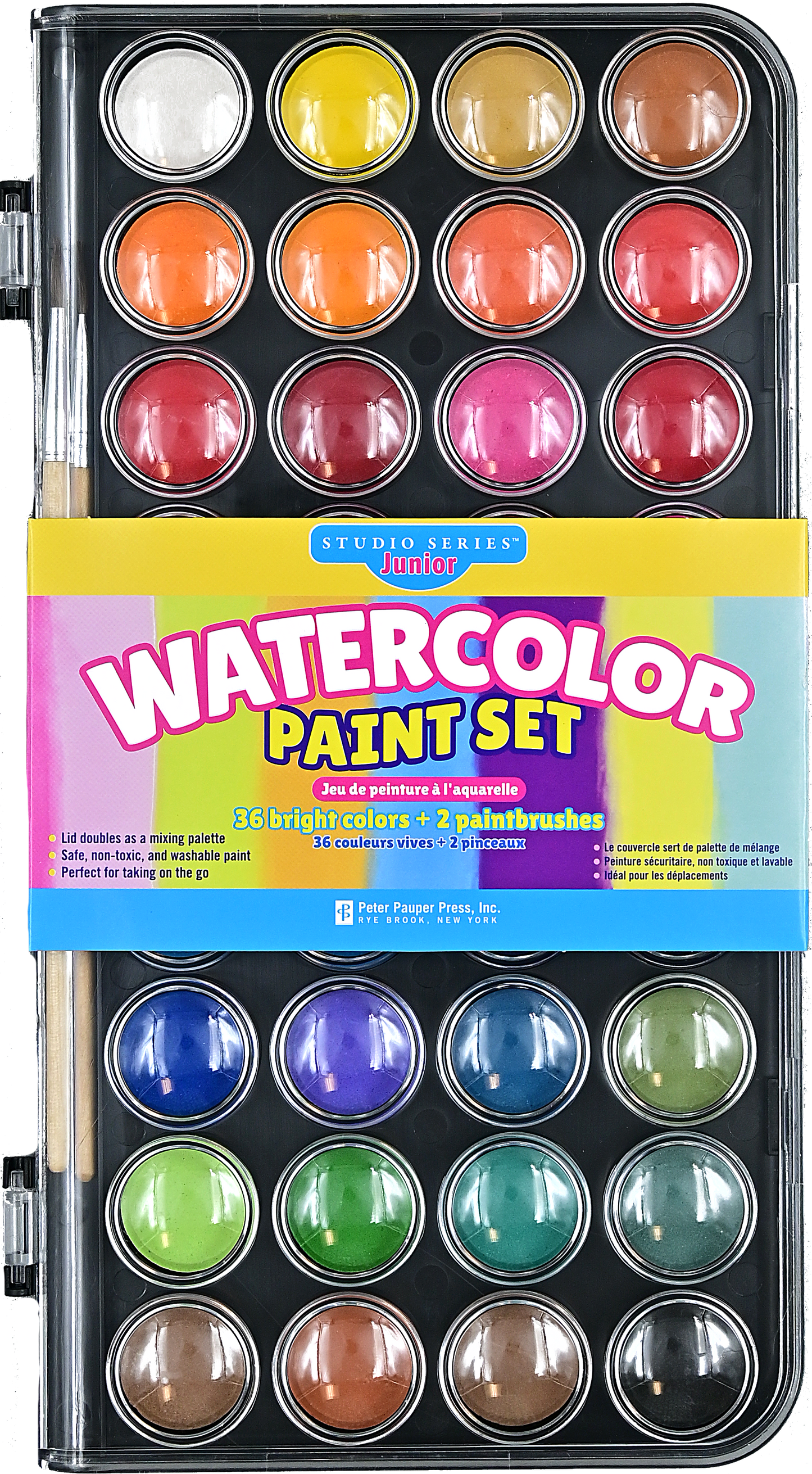 Studio Series Junior Watercolor Paint Set (36 colors)