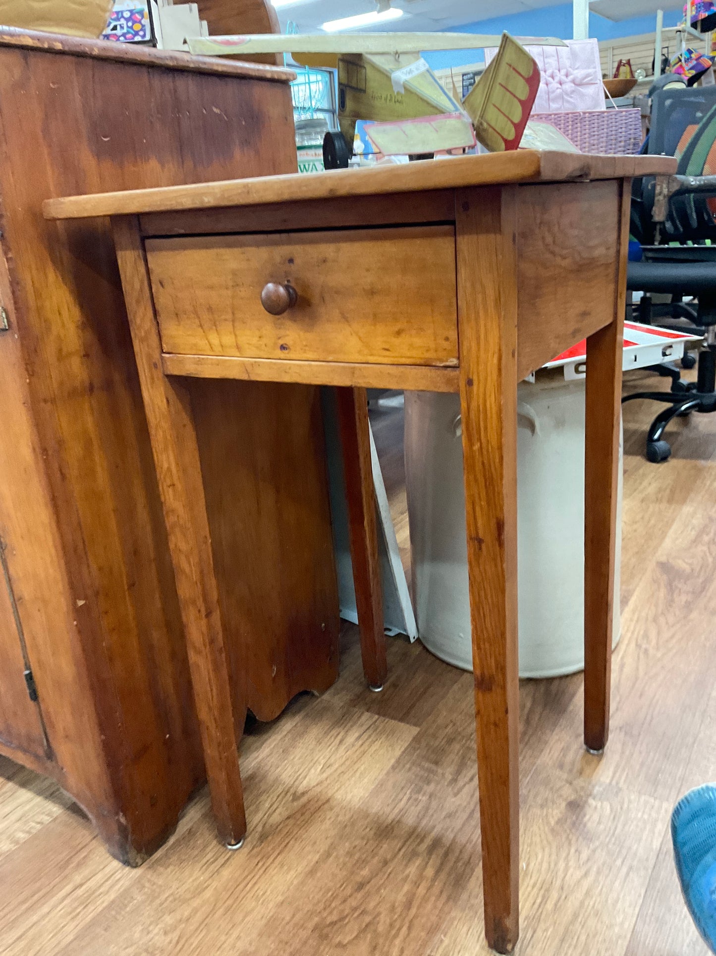 Antique Pine side table
