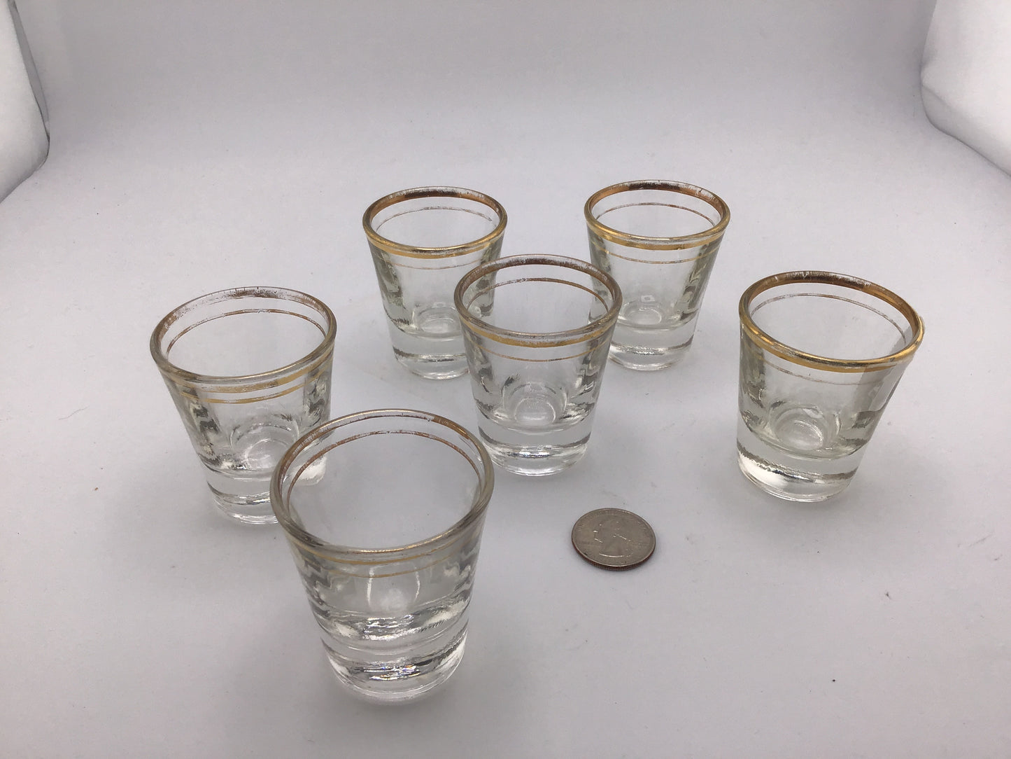 Vintage shot glasses (6)