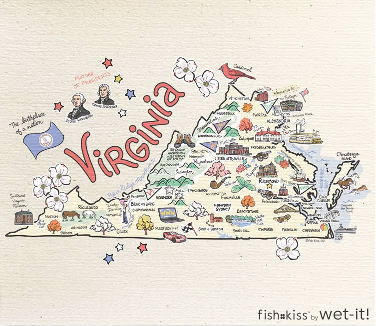 Fishkiss Virginia Swedish Cloth