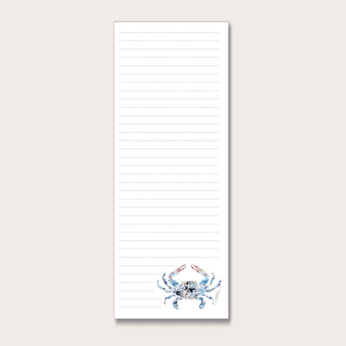 Blue Crab Refrigerator Notepad