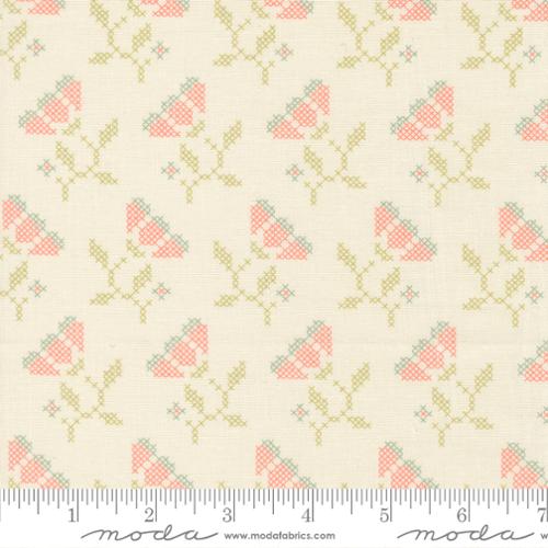 Cross Stitch Floral (Porcelain)