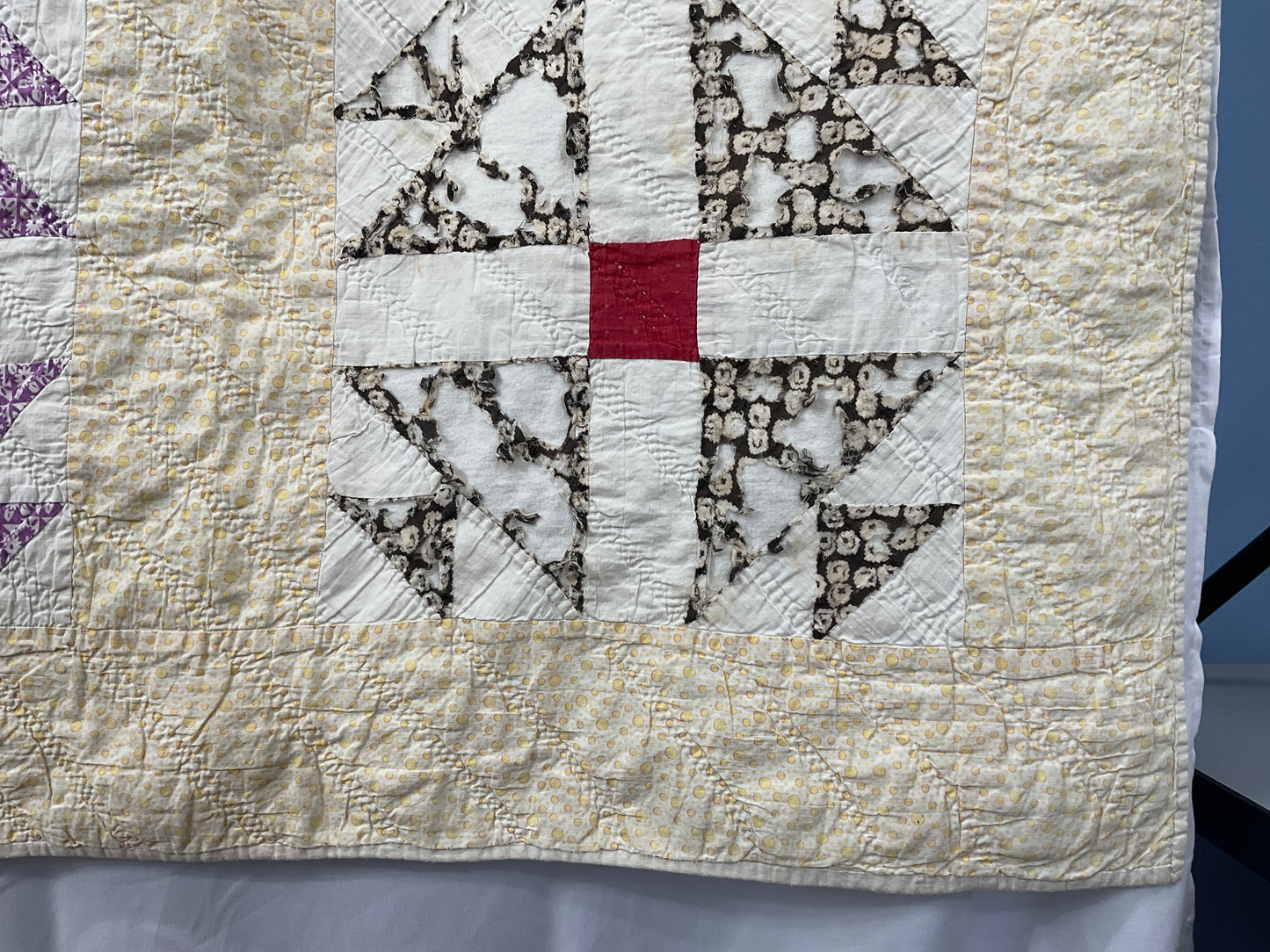 Antique Modified Shoefly Quilt