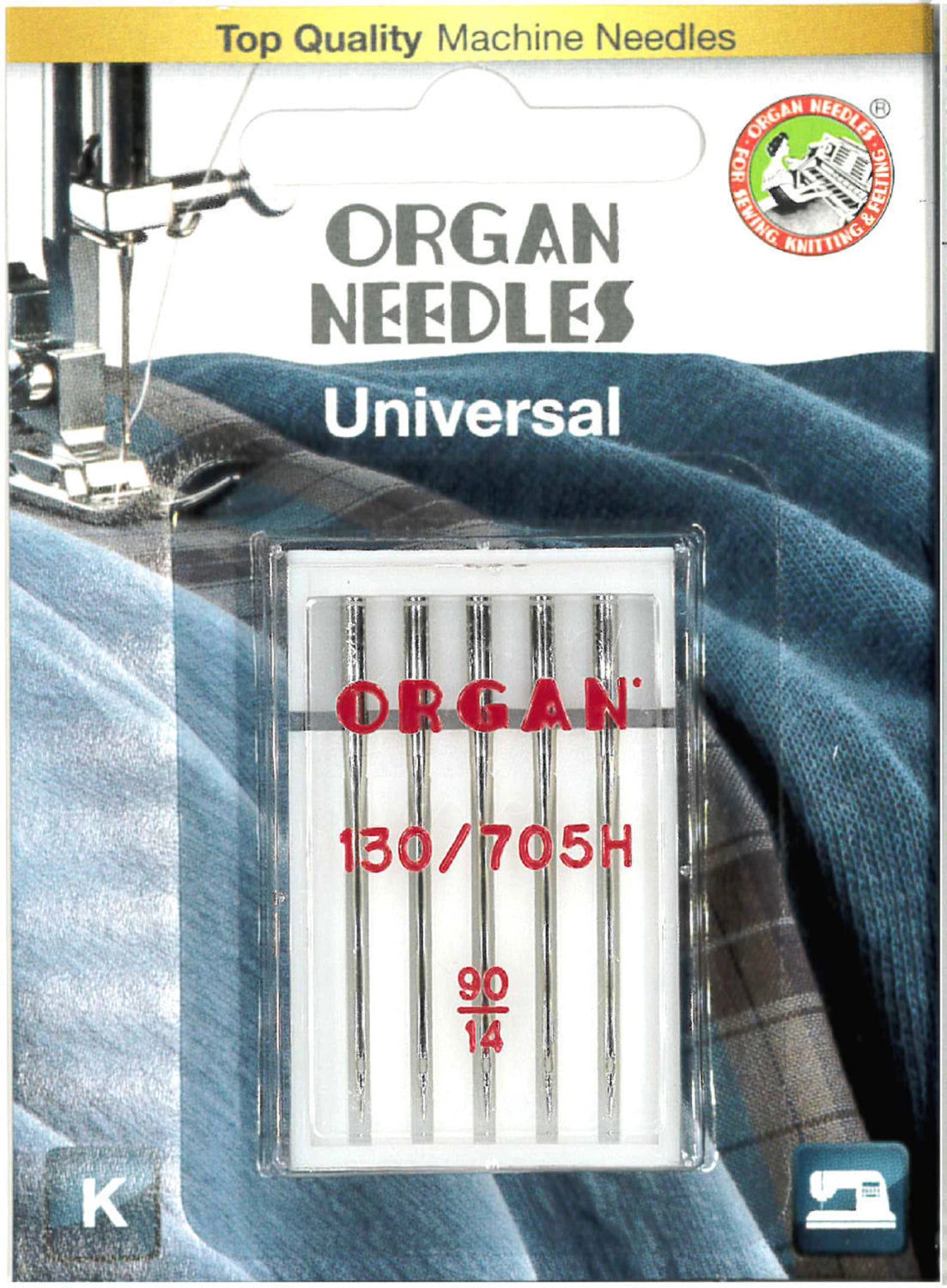 Organ Machine Needles - Universal (90/14)
