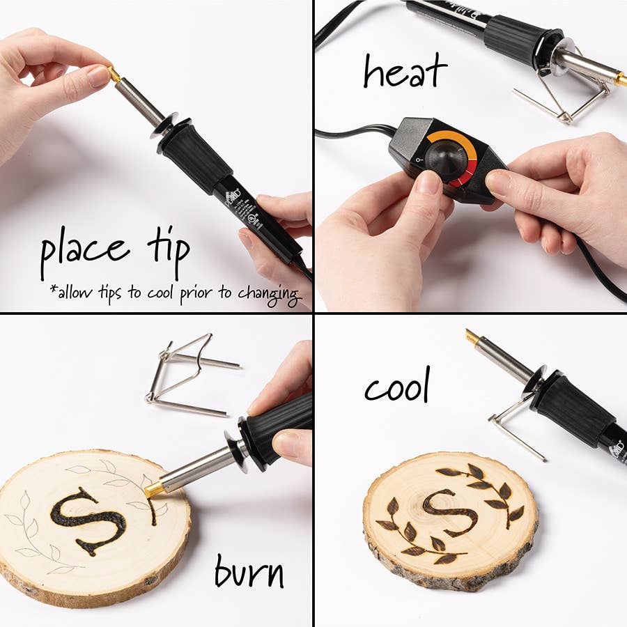 Plaid Decorative Wood Burning Tool (8 pcs)