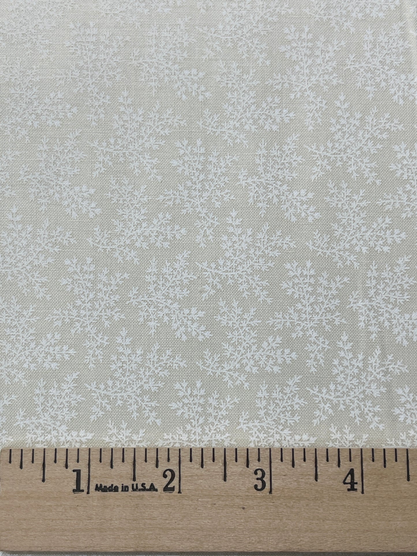 Third Time's a Charm-White on Ivory Leaves