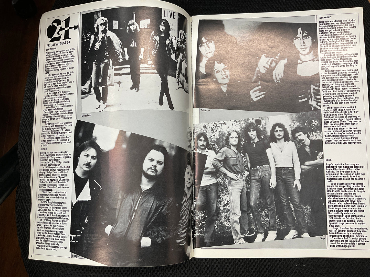 Vintage 1980s Reading Rock Mag