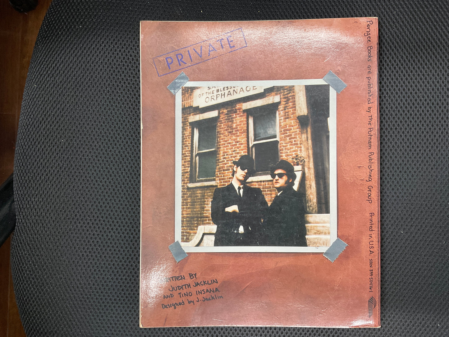 Vintage Blues Brothers Private Files Book