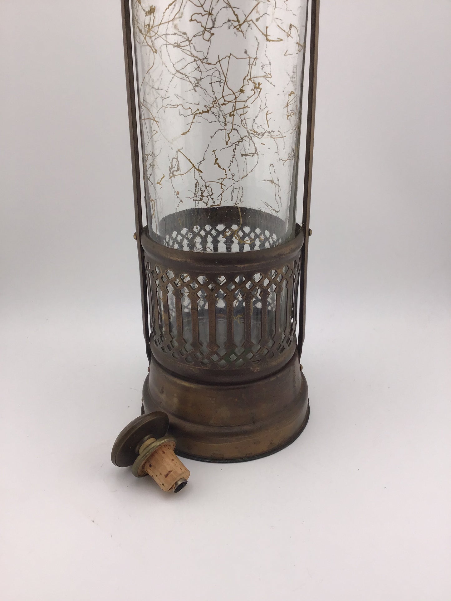 Antique Musical Glass Liquor Decanter