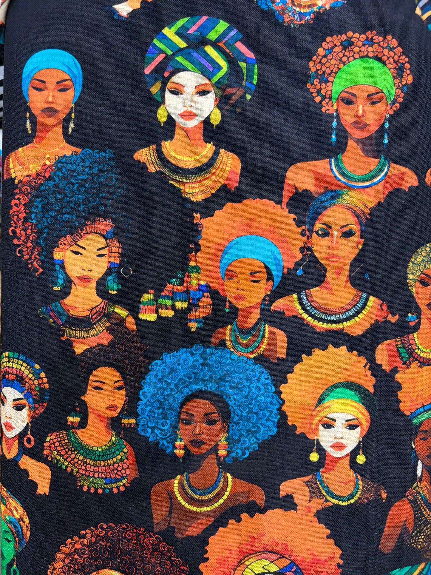 African Queen Silhouette Print