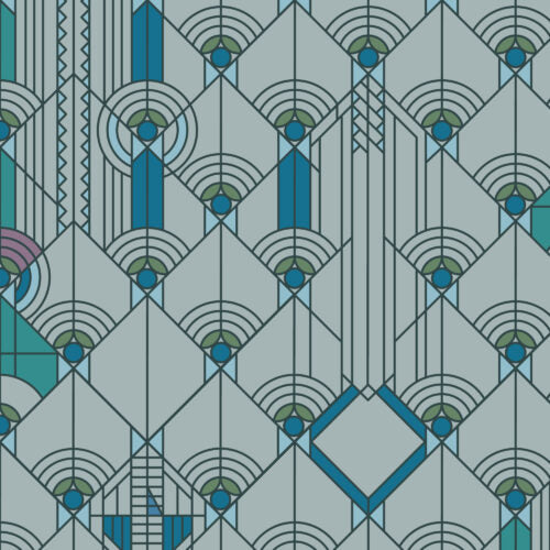 Squares Surrounding Squares Quilt Kit - Frank Lloyd Wright