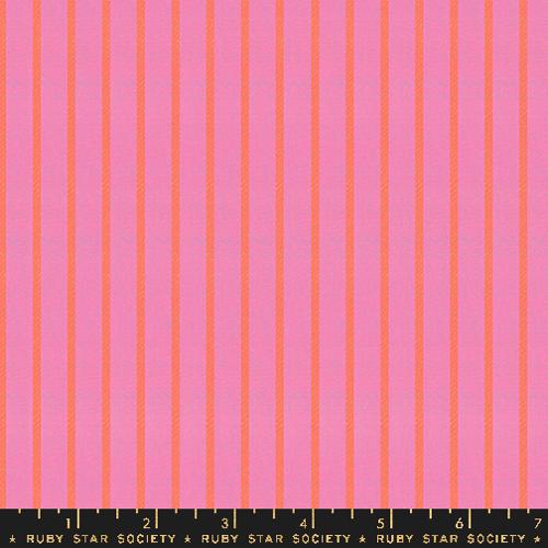 Warp Weft-Apron Stripe (Bright Pink)